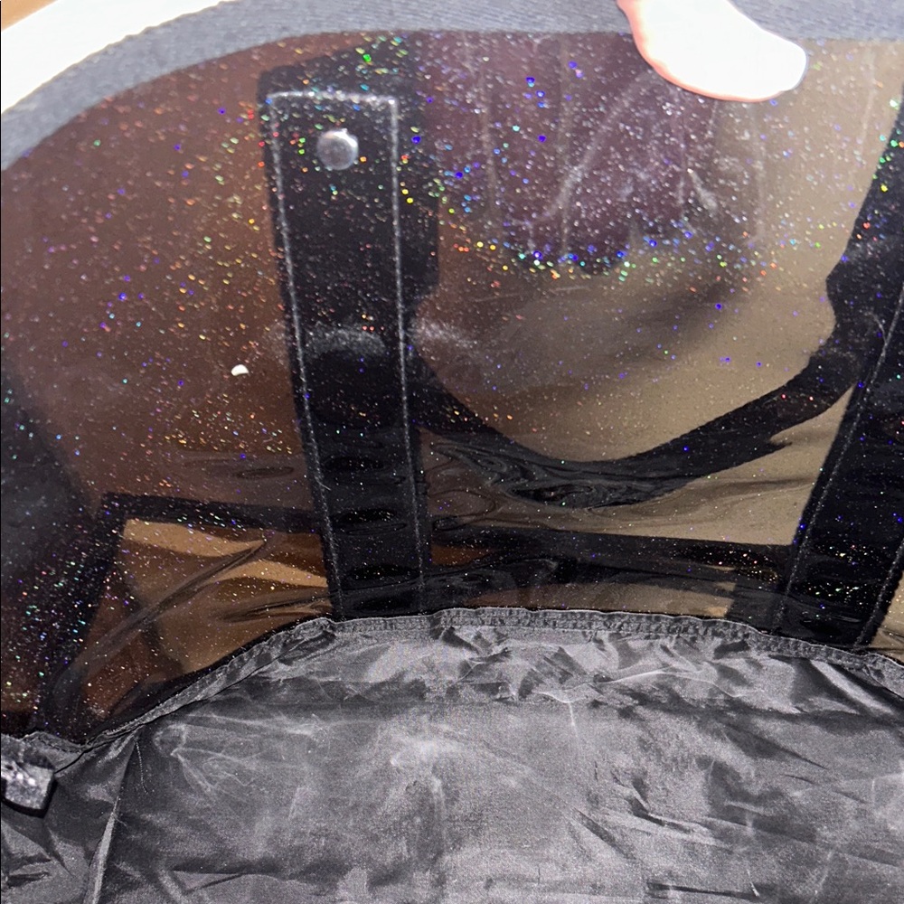 Coach Black Glitter Clear Tote - Picture 15 of 15
